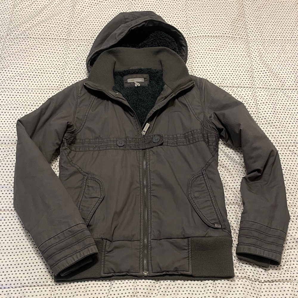 Horny Toad Gray-Green Hooded Jacket